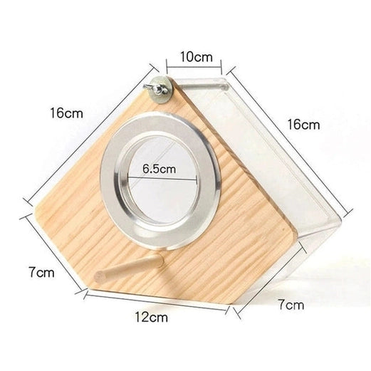 Bird Breeding Box Diamond-Shaped