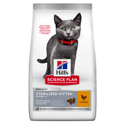 Hill`s Science Plan Sterilised Kitten Food with Chicken (1.5kg)