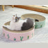 Cat Scratching Board Bowl-Shaped Bed Round