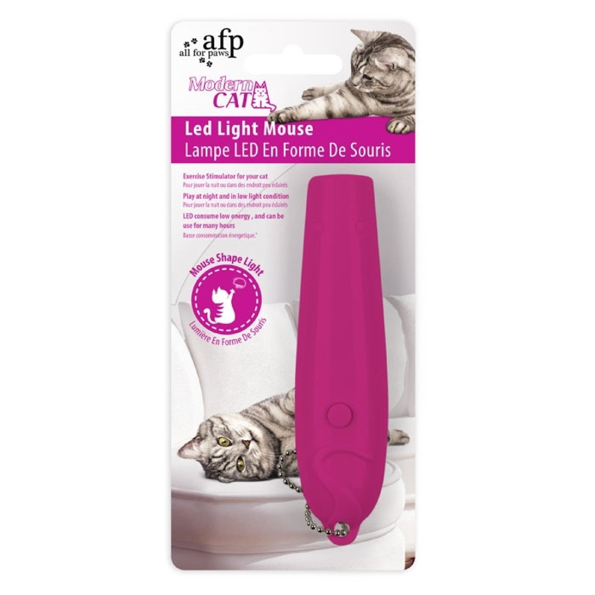 Led Light Mouse Pink