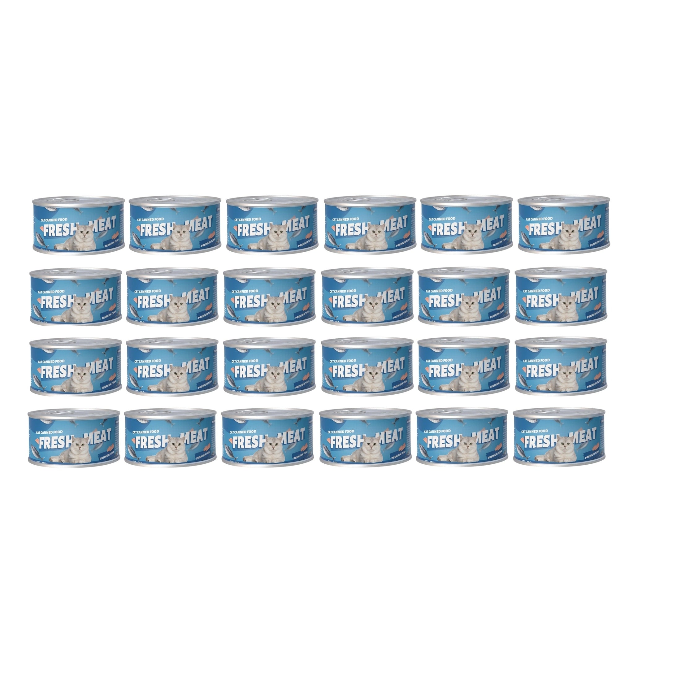 Petmetro Chunk Tuna Cat Wet Food Canned 85G,Case Of 24