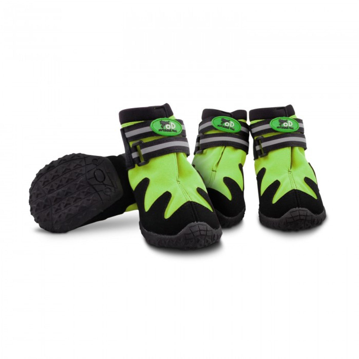 Outdoor Dog Shoes Green Medium, 5.7 cm