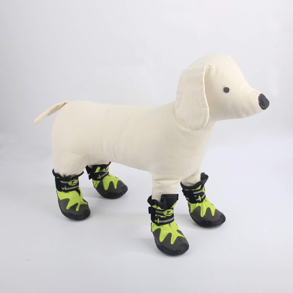 Outdoor Dog Shoes Green Medium, 5.7 cm
