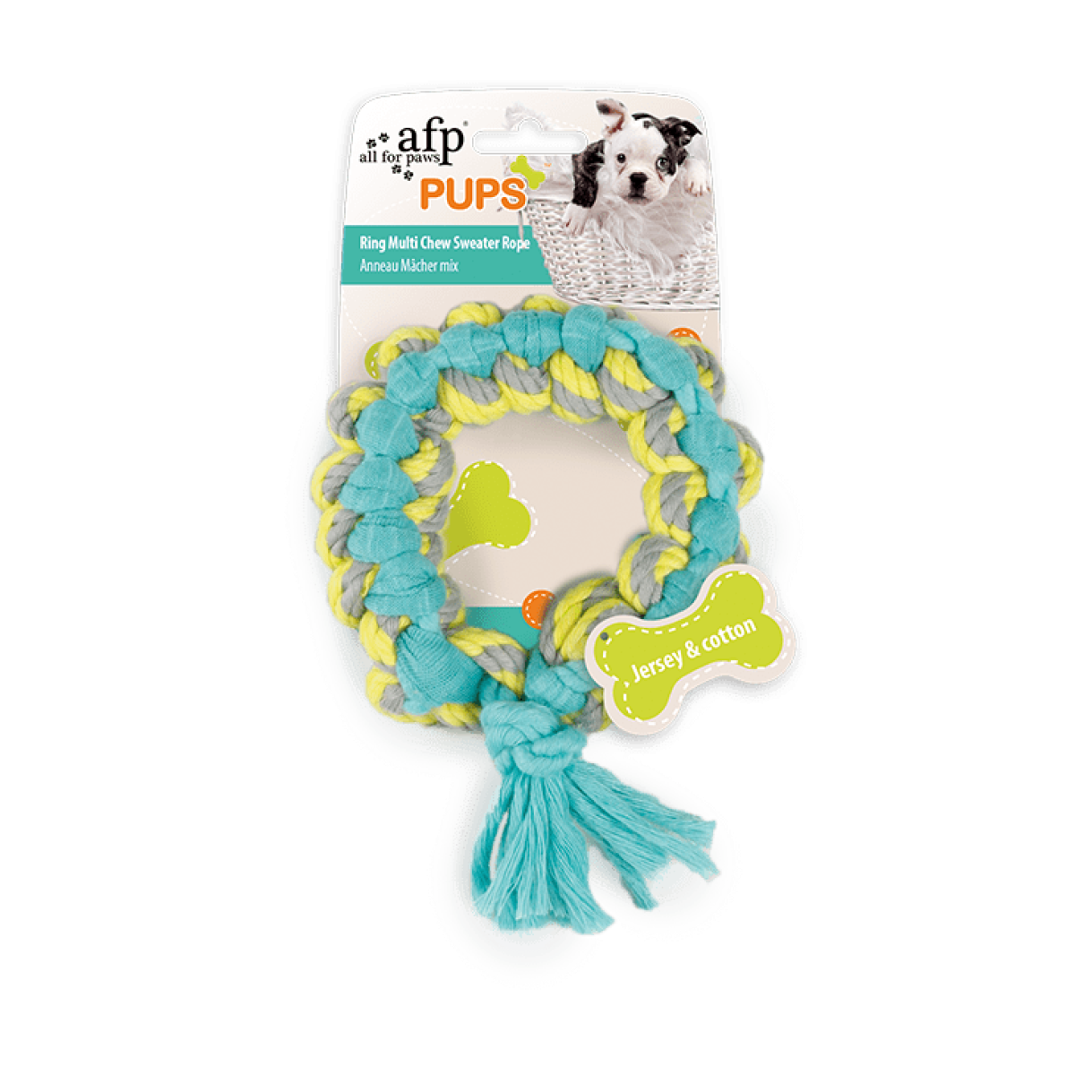 Pups Ring Multi Chew Sweater Rope