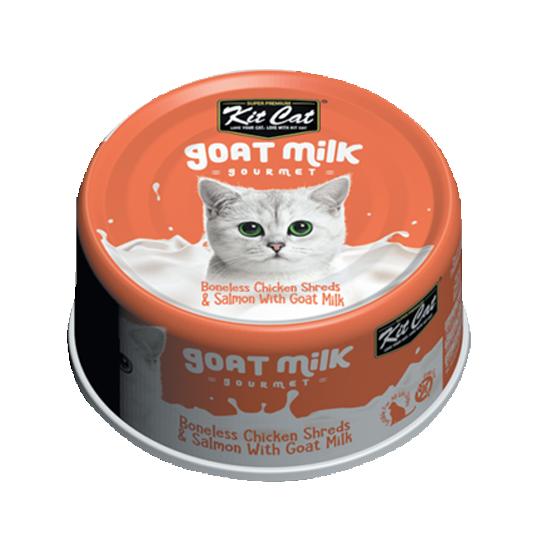 Kit Cat Goat Milk Gourmet Tuna and Salmon 70g