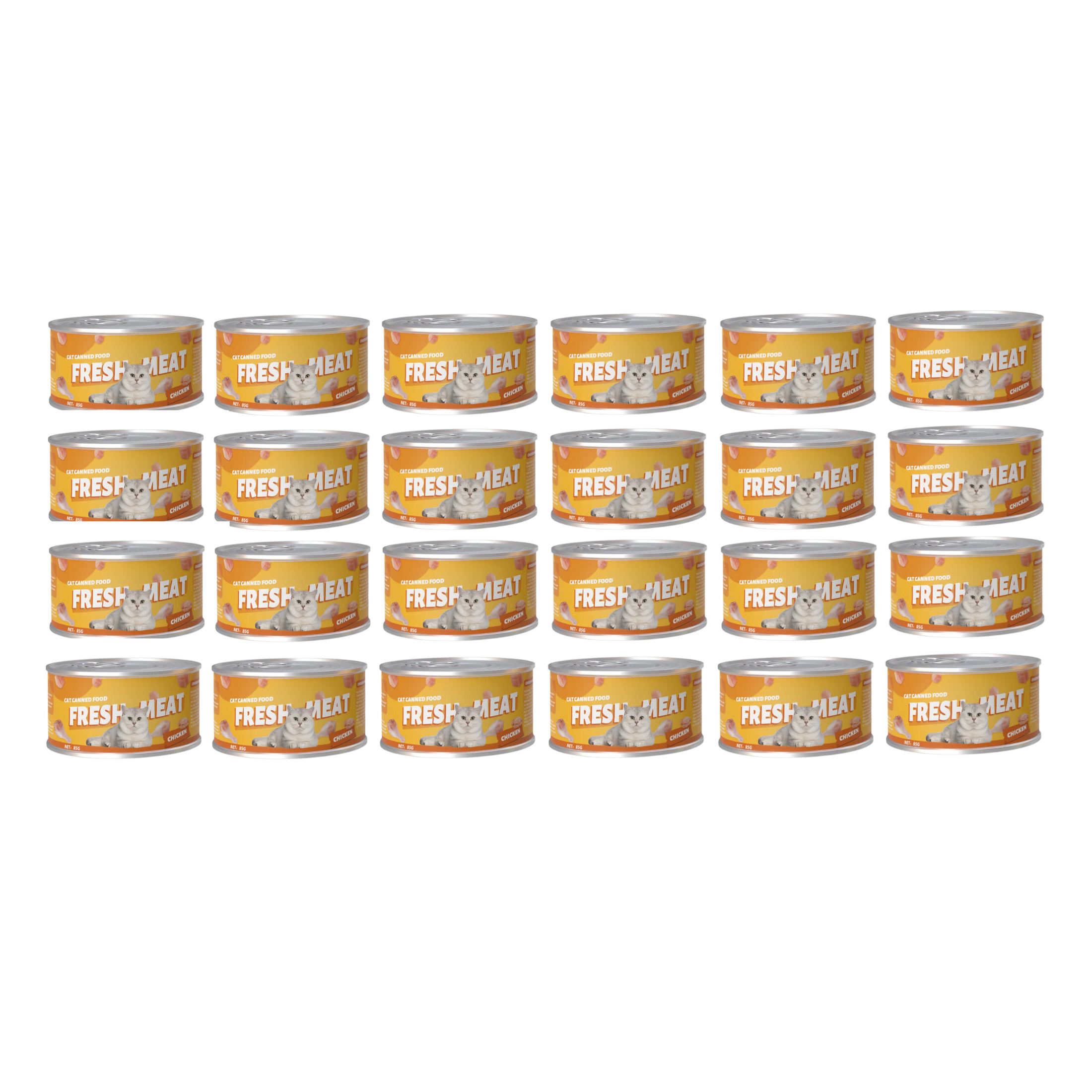 Petmetro Chicken Cat Wet Food Canned 85G,Case Of 24