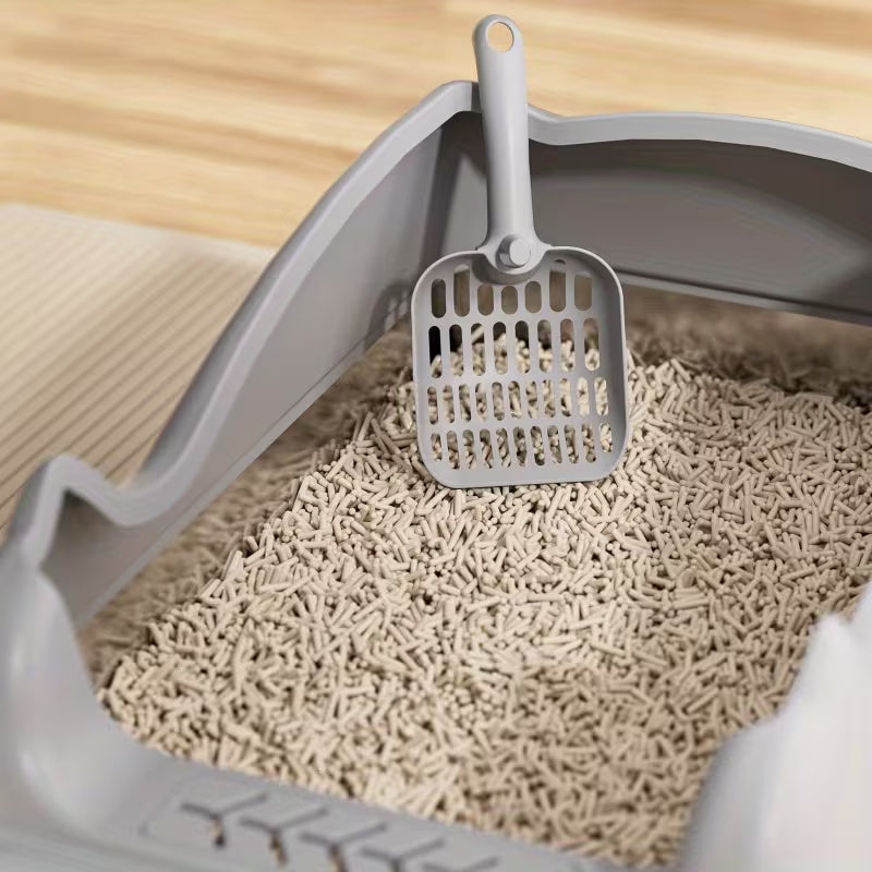 Meowda Stainless Steel Litter Box Size 50x35x23 Cm