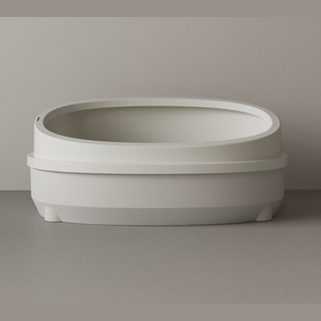 Gloss Top Litter Box Large Model 004A Size 58x42x23 Cm