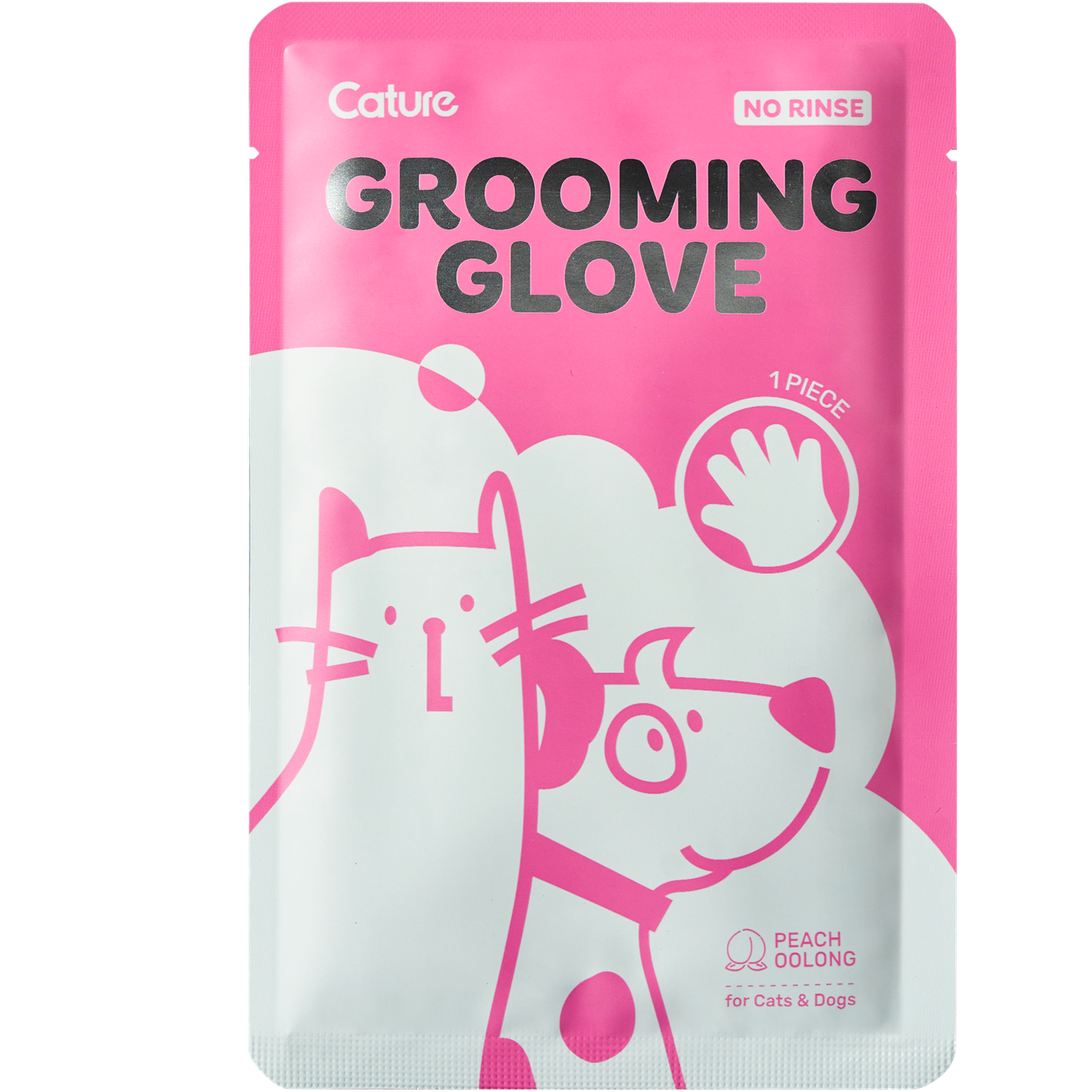 Cature Pet Grooming Gloves 6Pc