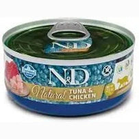 Farmina N&D Cat Natural Tuna & Chicken 70gx24pcs