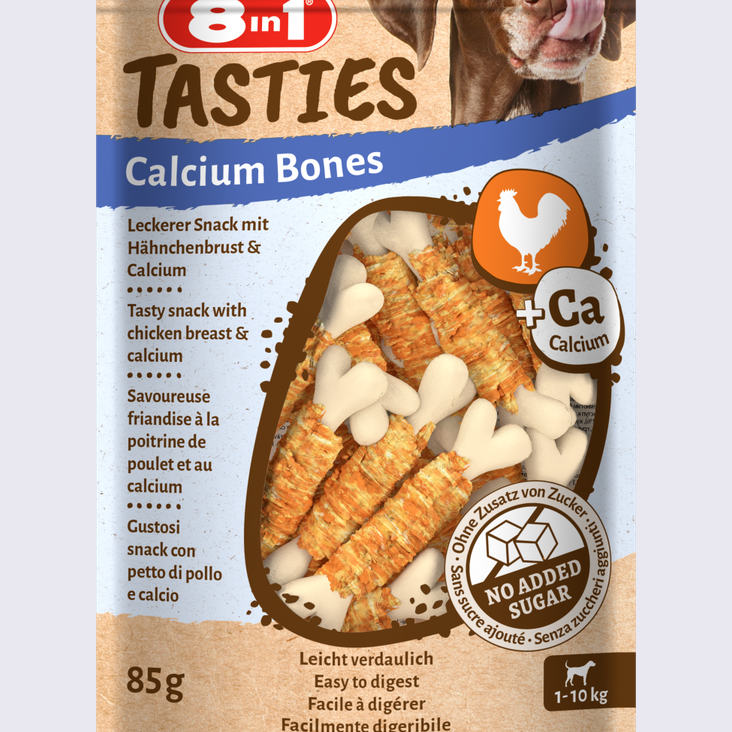 8in1 Tasties Calcium Bones 85 g