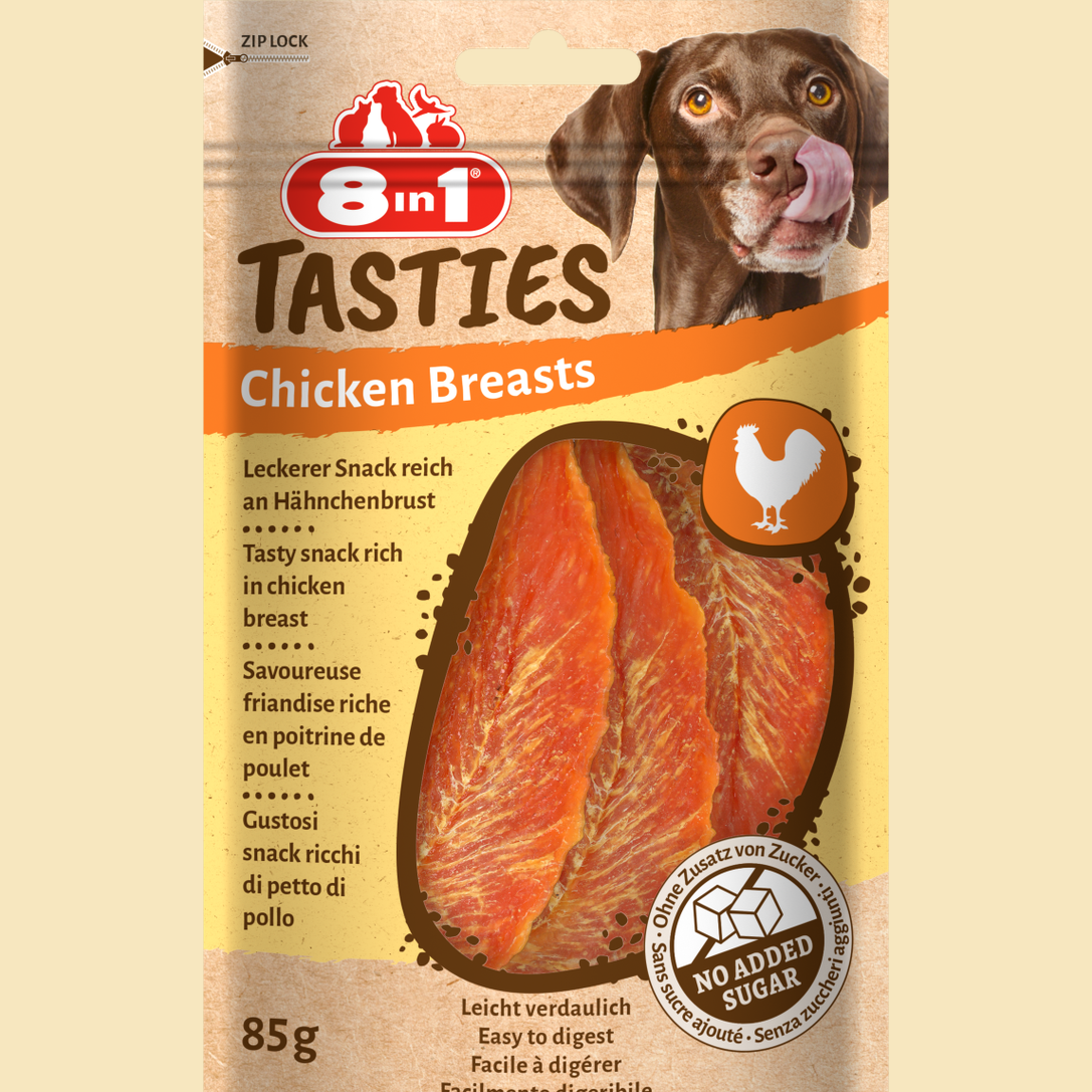 8in1 Tasties Chicken Breasts 85 g