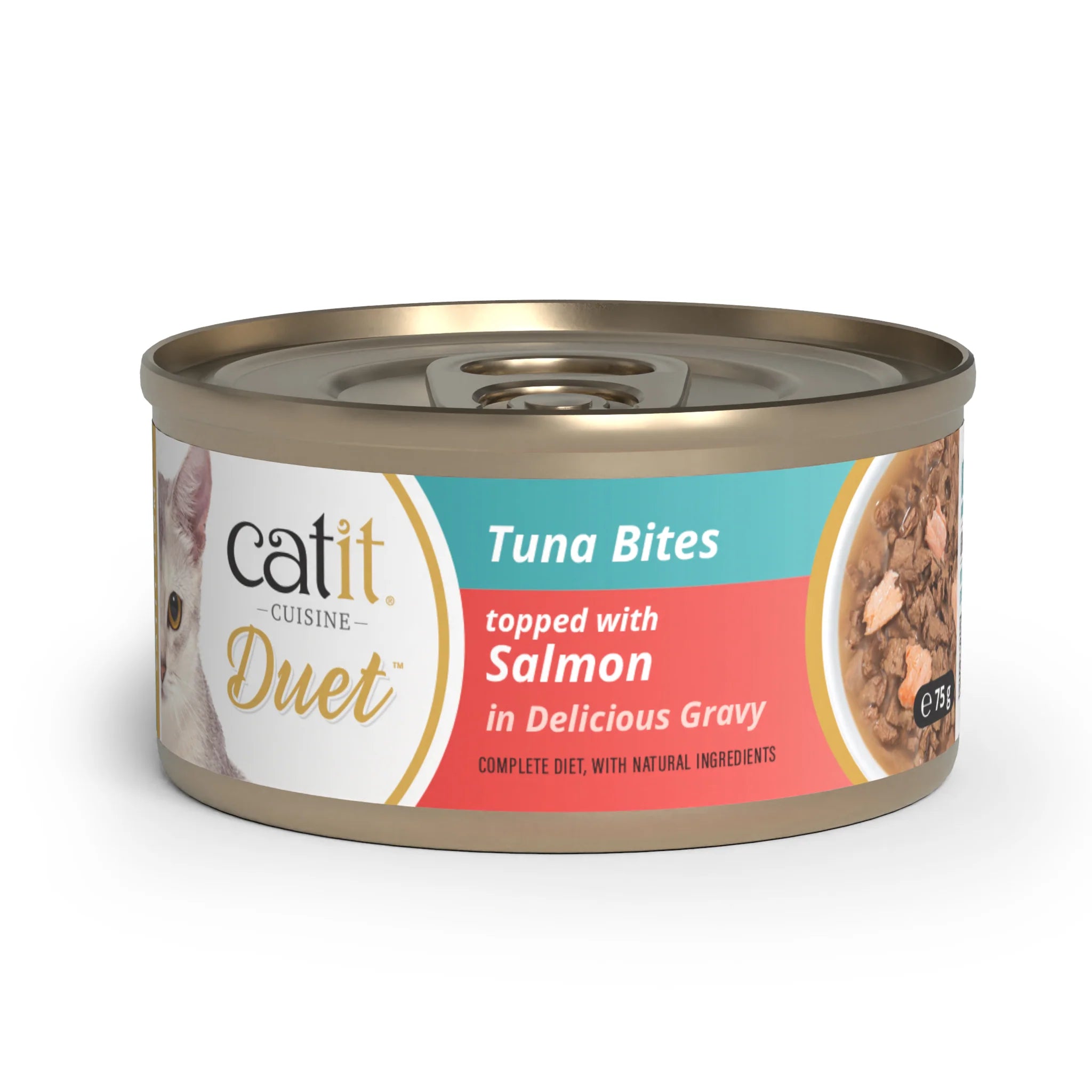 Catit Cuisine Duet, Tuna with Salmon 12x75 g