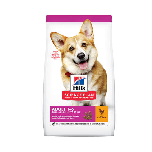 Hill`s Science Plan Small & Mini Adult Dog Food With Chicken 1.5kg
