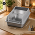 Meowda Stainless Steel Litter Box Size 60x40x33 Cm