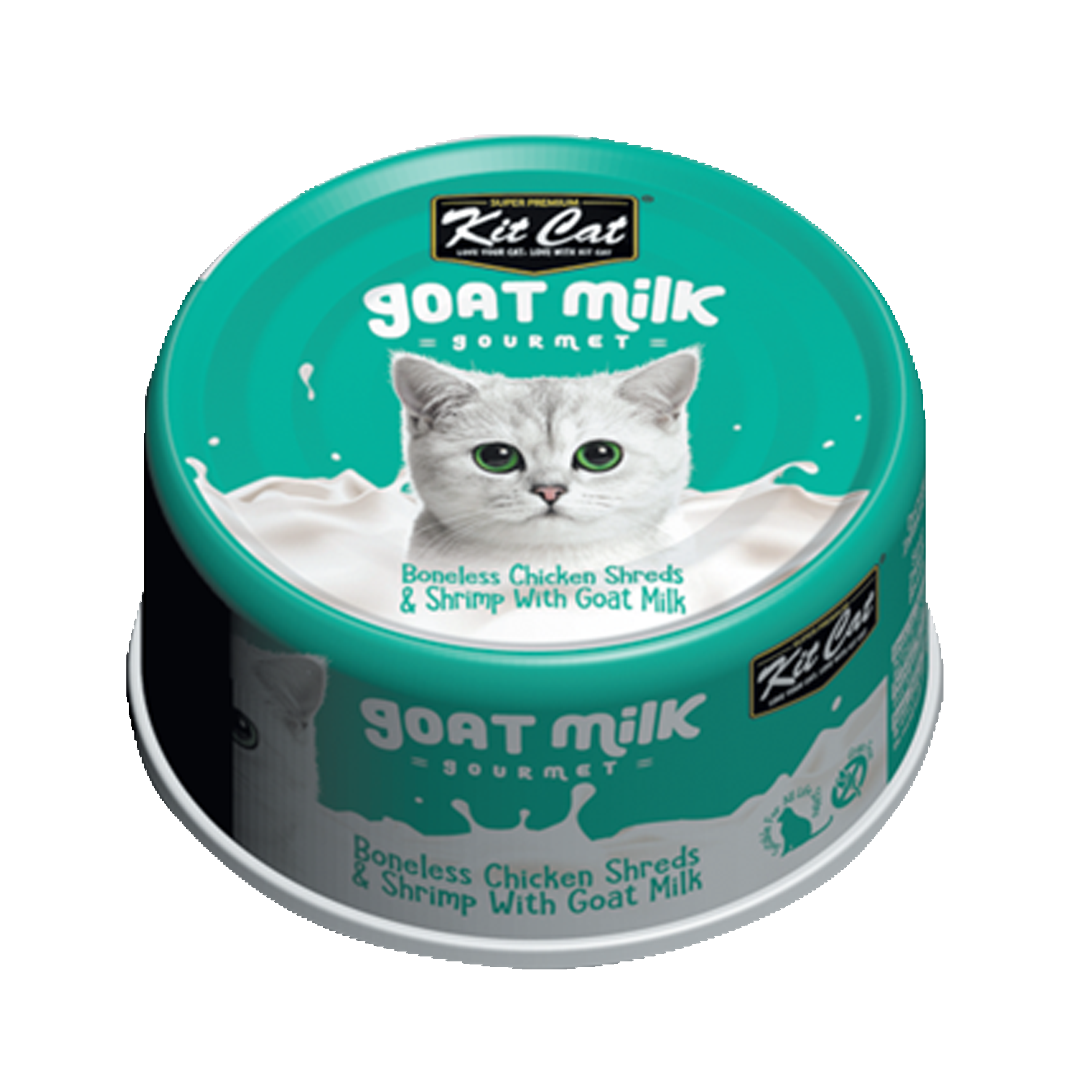 Kit Cat Goat Milk Gourmet Tuna and Shrimp 70g
