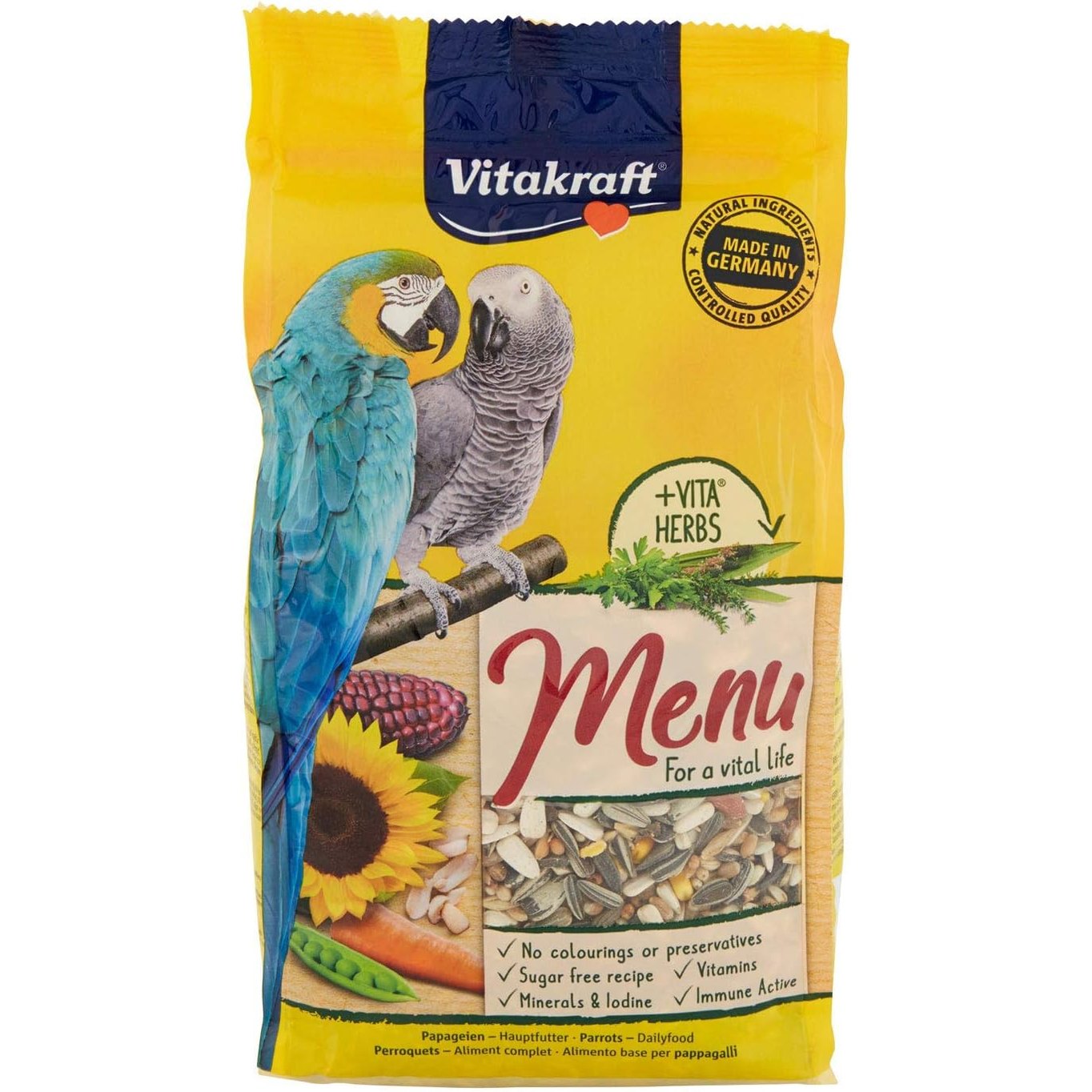 Vitakaraft Parrot Menu Vital 1Kg