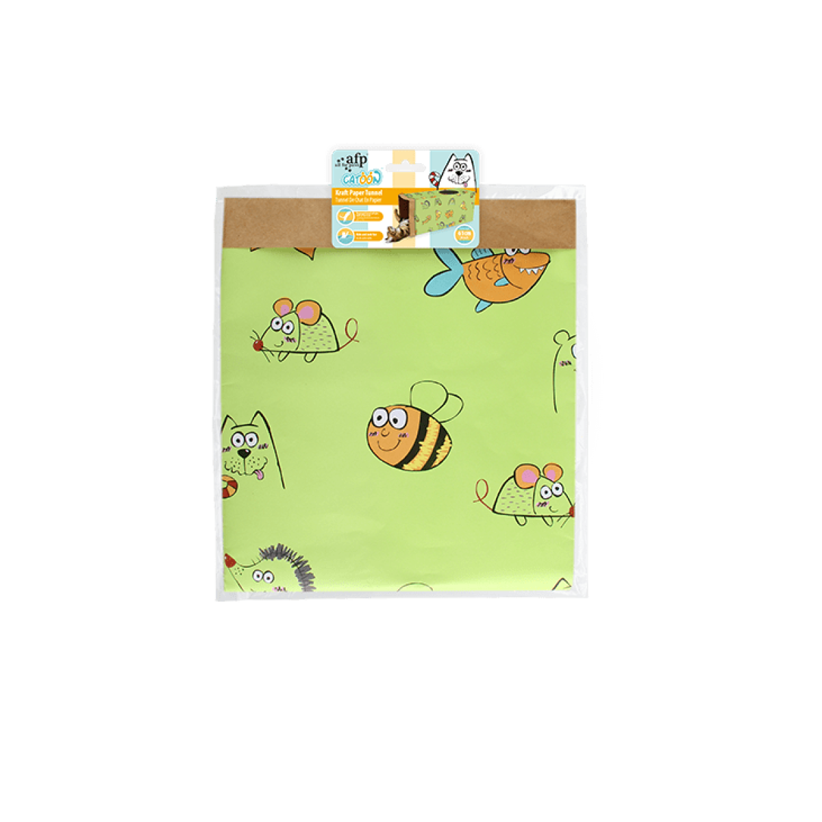 Catoon Kraft Paper Tunnel Green