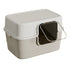 Fully Enclosed Square-Mouth Door Cat Litter Box