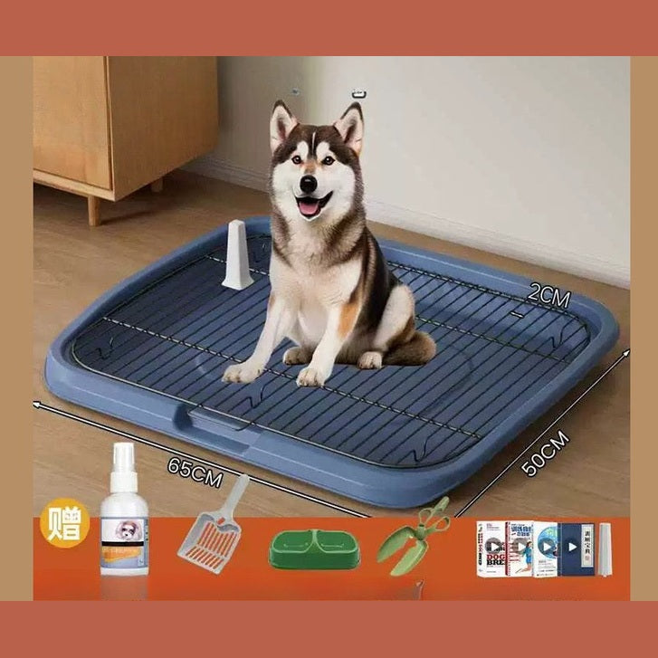 The Popular Iron Mesh Flat Dog Toilet