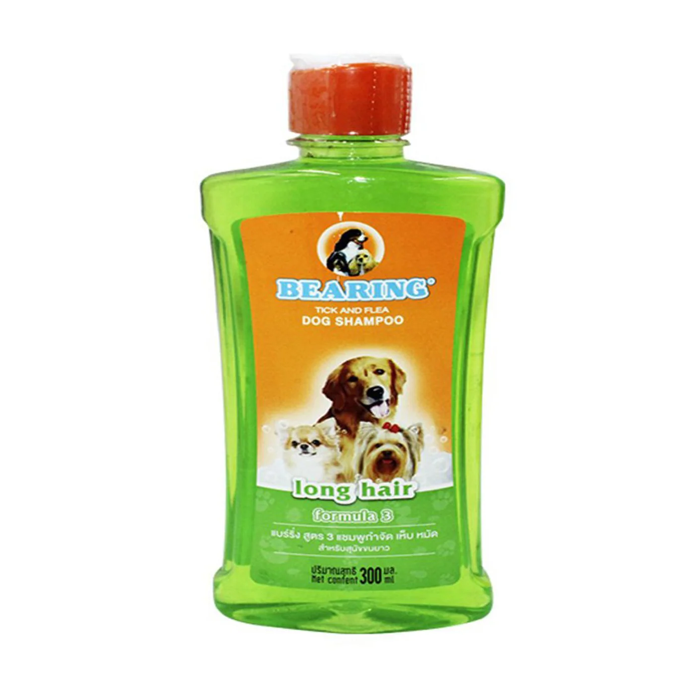 BEARING Tick And Flea Dog Shampoo Long Hair (300 ml)