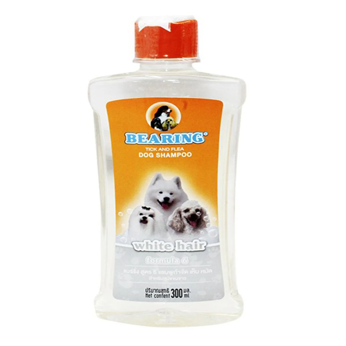 BEARING Tick And Flea Dog Shampoo White Hair (300 ml)