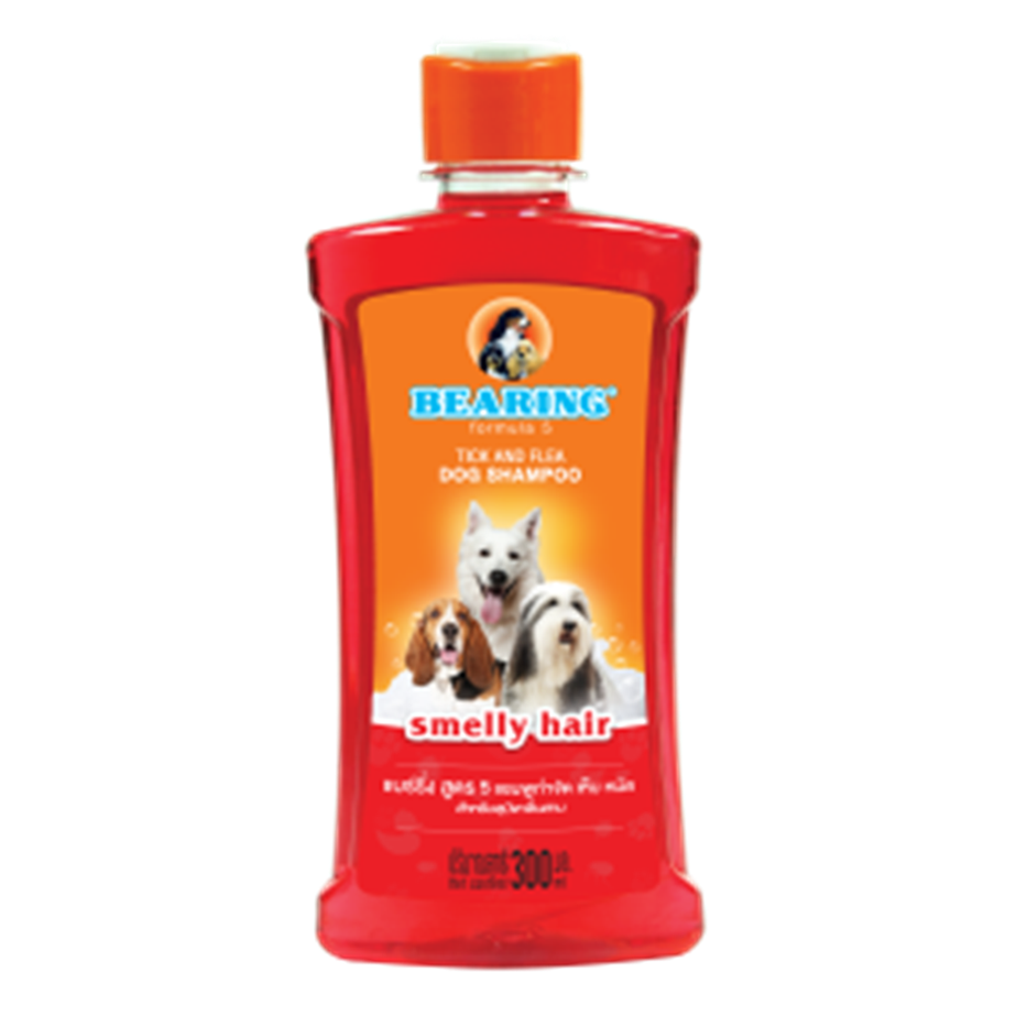 BEARING Tick And Flea Dog Shampoo Smelly Hair (300 ml)