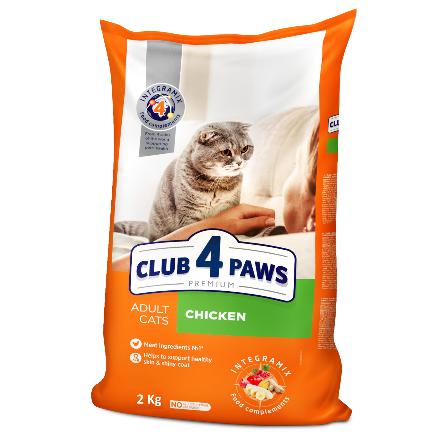 Club 4 Paws Chicken Complete Dry Food For Adult Cat 2 Kg