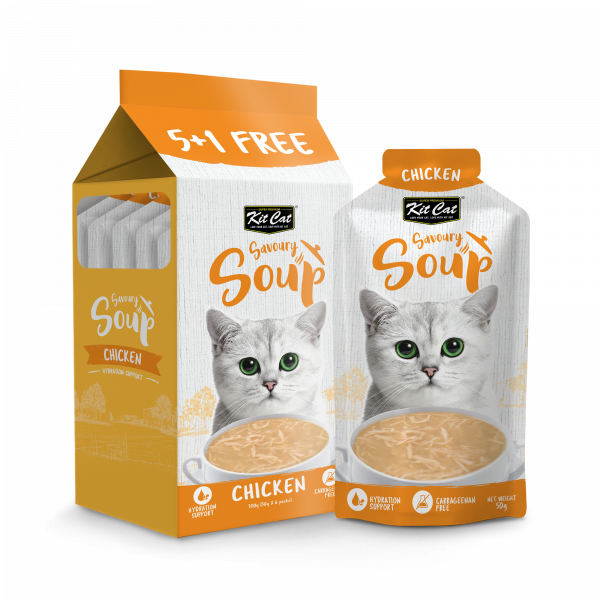 Kit Cat Savoury Soup Chicken 300g ( 6 X 50g )