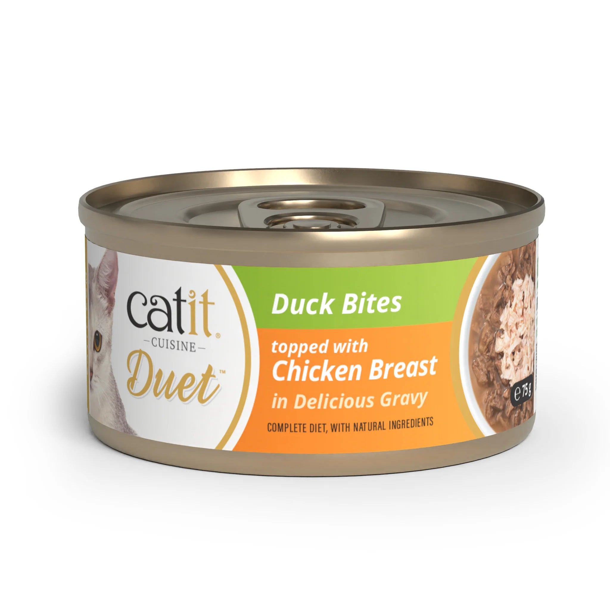 Catit Cuisine Duet, Duck with Chicken 12x75 g