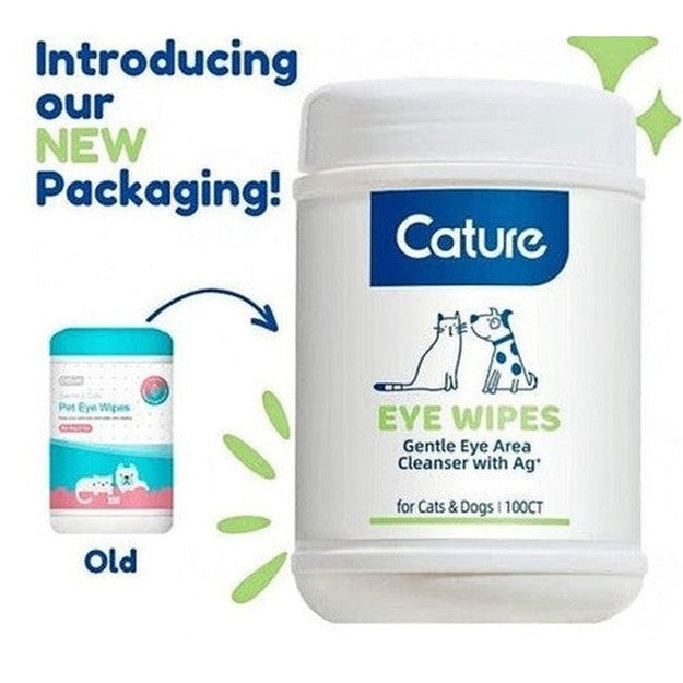 Cature Pet Eye Wipes 100Pc
