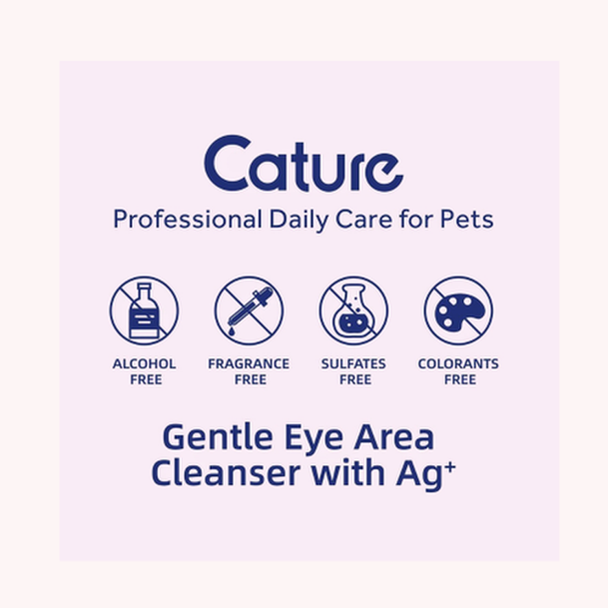Cature Pet Eye Wipes 100Pc