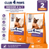 Club 4 Paws Indoor 4in1 Dry Food for Adult Cat Bundle 14kg Bundle of 2 Pack