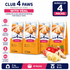 Club 4 Paws Veal Dry Food for Adult Cat 2Kg Bundle of 4 Pack