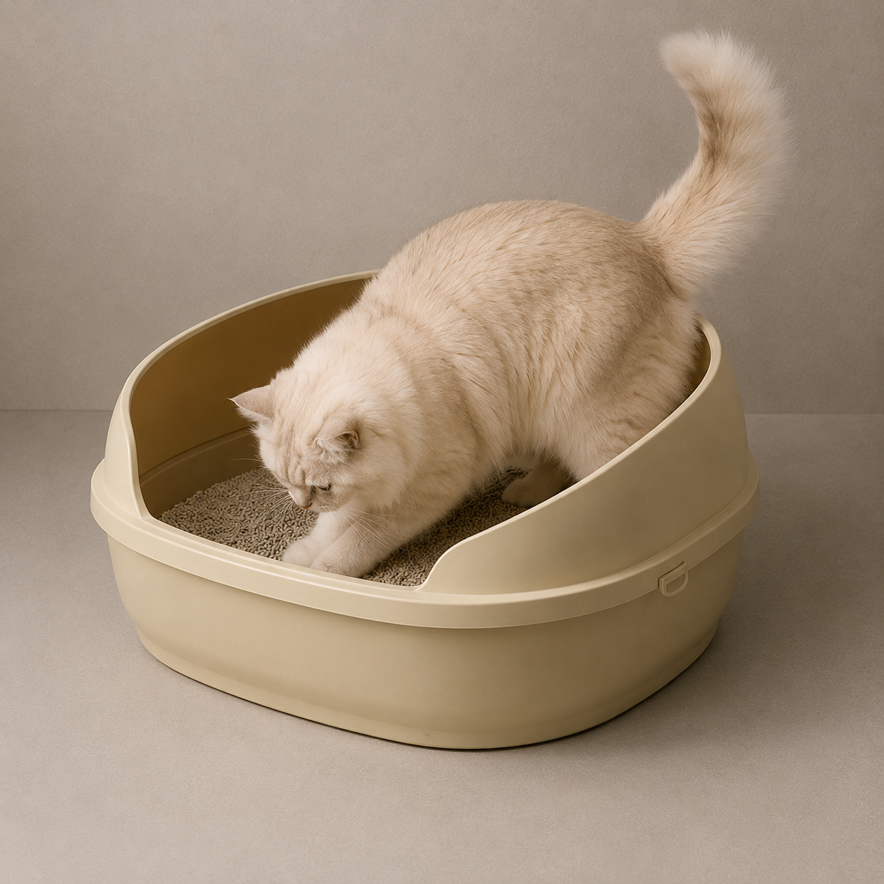 Shiny Top Litter Box Large Model 002A Size 58x40x23 Cm