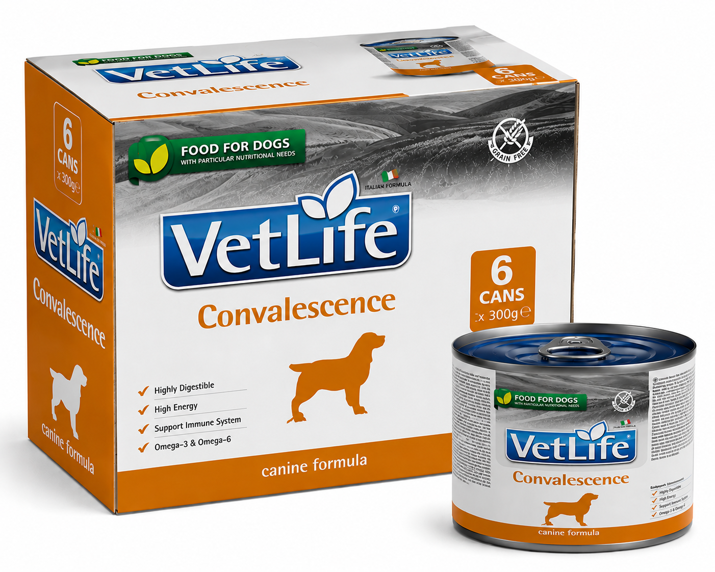 Farmina Vet Life Natural Diet Dog Convalescence 300gx6pcs