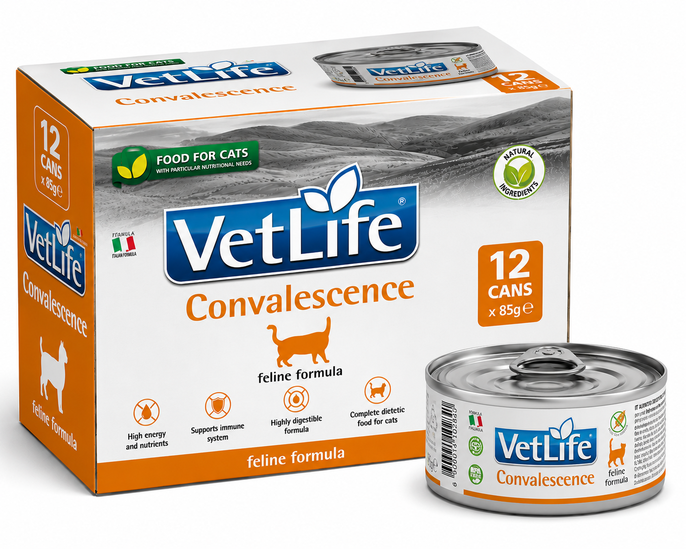 Farmina Vet Life Natural Diet Cat Convalescence 85gx12pcs