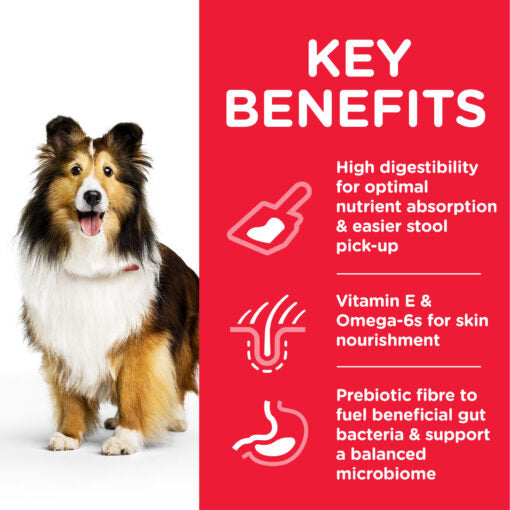 Hill`s Science Plan Sensitive Stomach & Skin Medium Adult Dog Food With Chicken (2.5kg)
