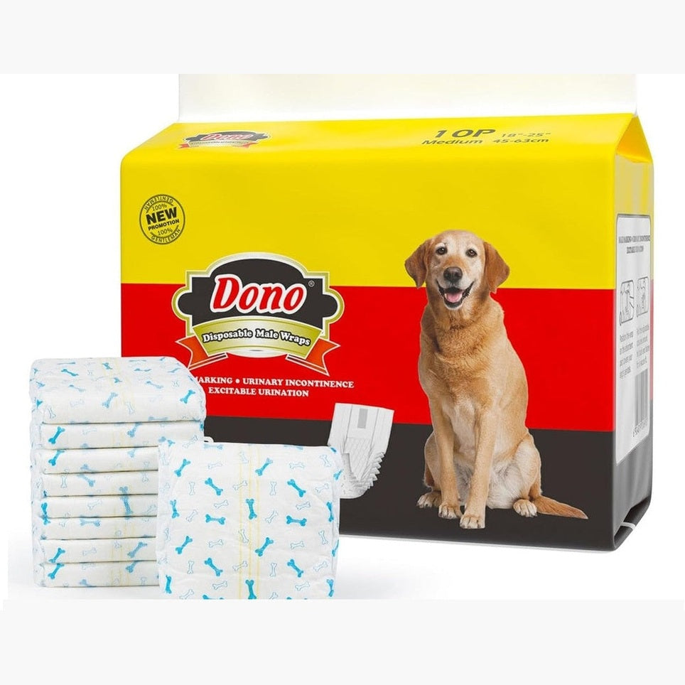 Dono Male Wraps   M 10Pcs