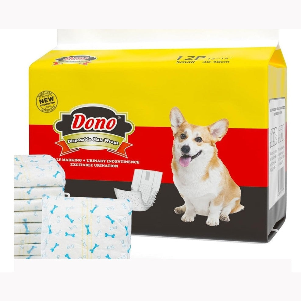 Dono Male Wraps   S 12Pcs