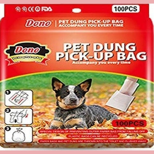Dono Pet Dung  Pick-Up Bag 100Pcs