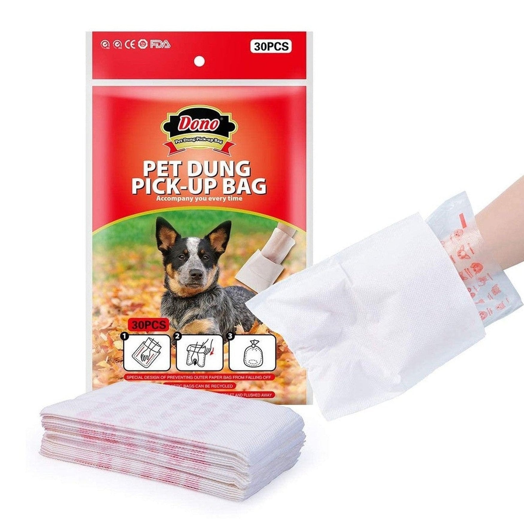 Dono Pet Dung  Pick-Up Bag 30Pcs