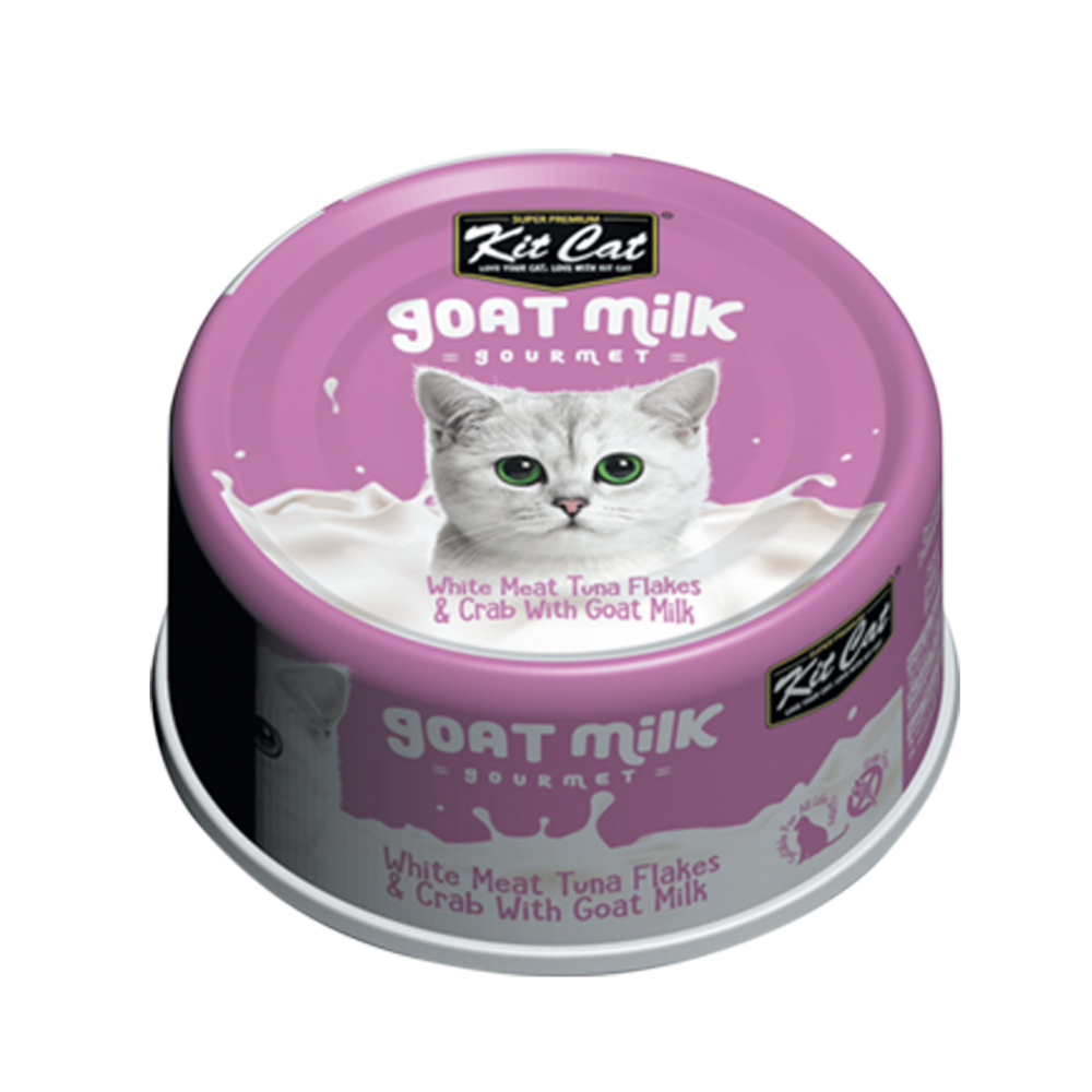 Kit Cat Goat Milk Gourmet Tuna and Crab 70g