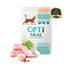 OPTIMEAL rabbit in white sauce 85g pack of 12pcs for adult cat