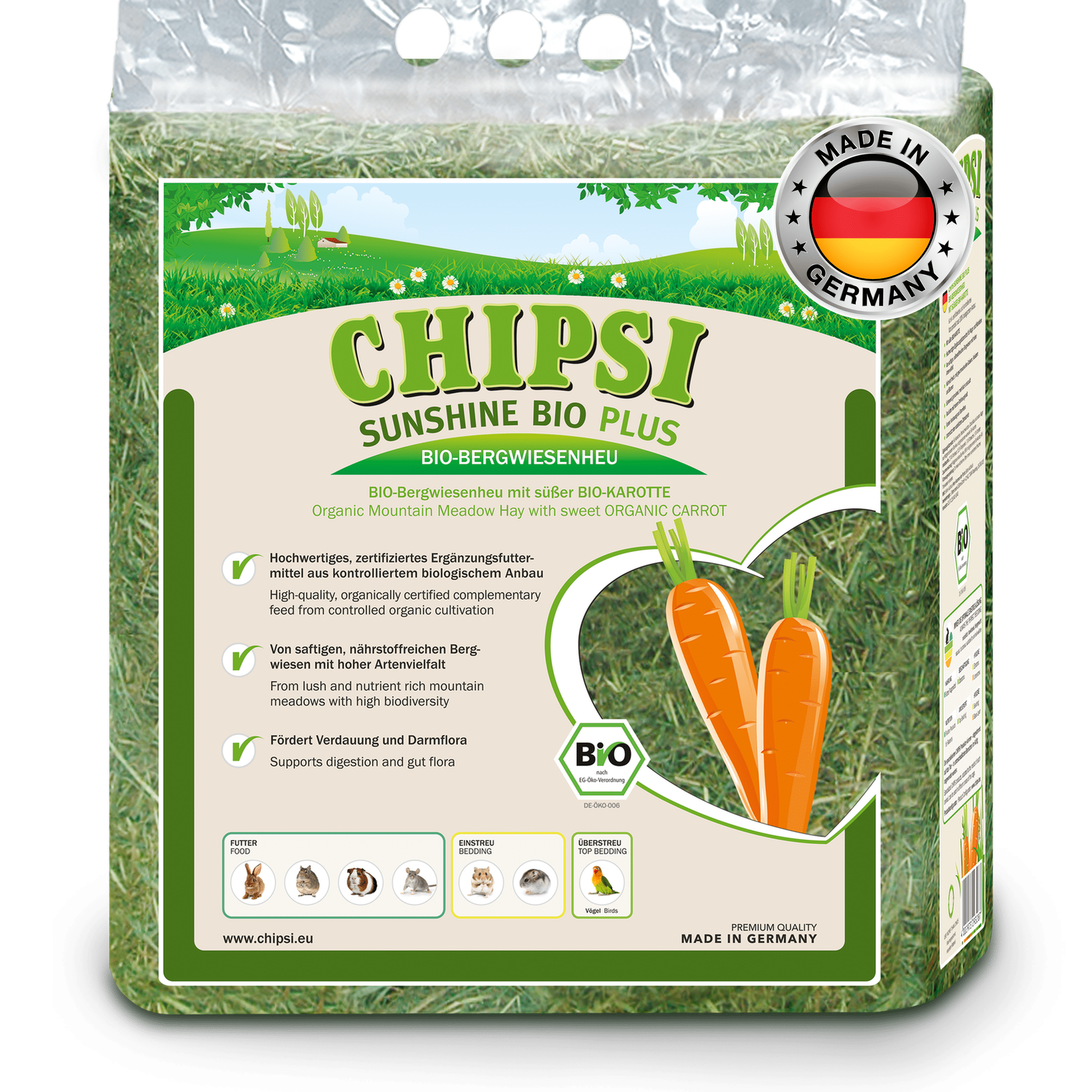JRS-CHIPSI Sunshine Bio Plus Carrot 600g