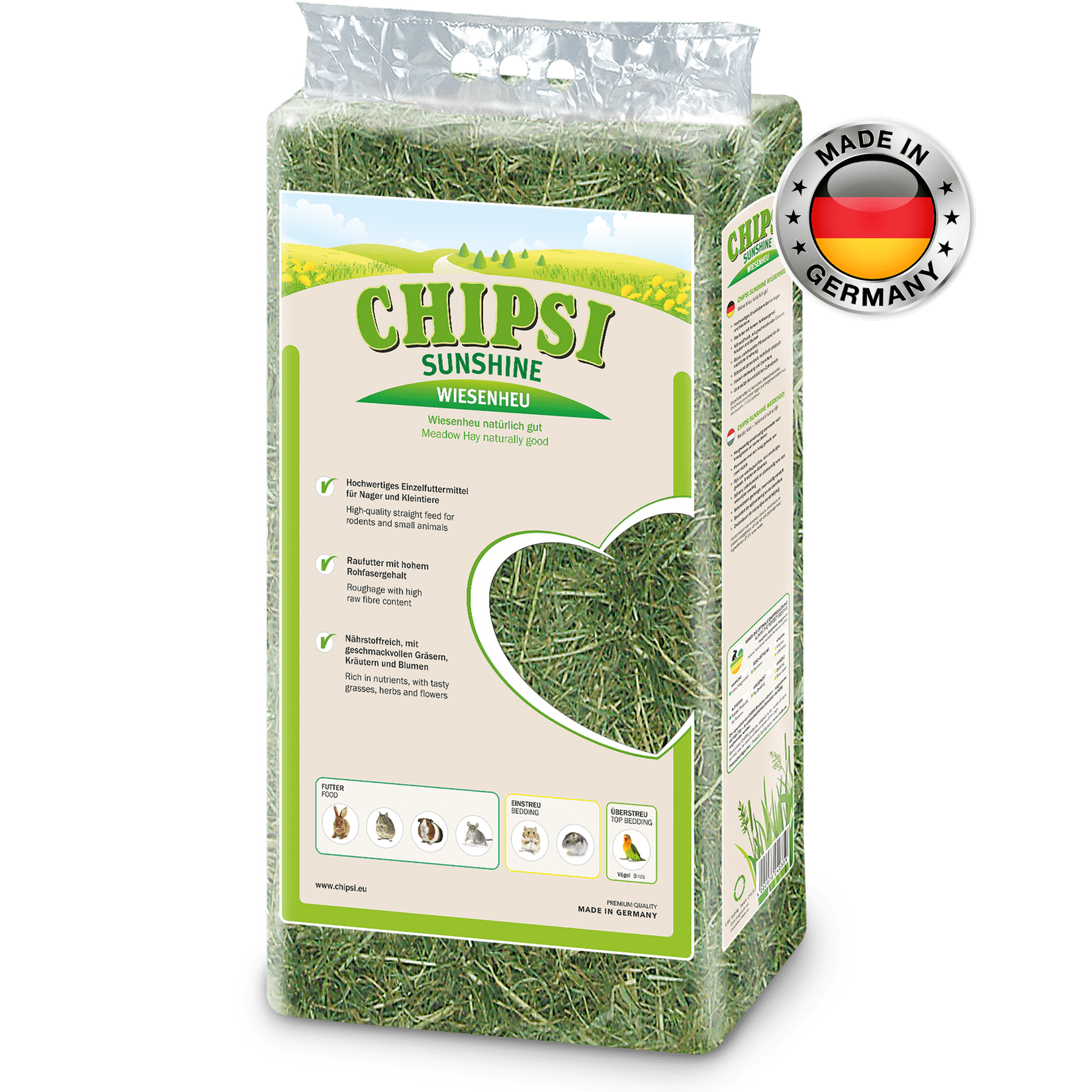 JRS-CHIPSI Sunshine Hay compressed 1 kg
