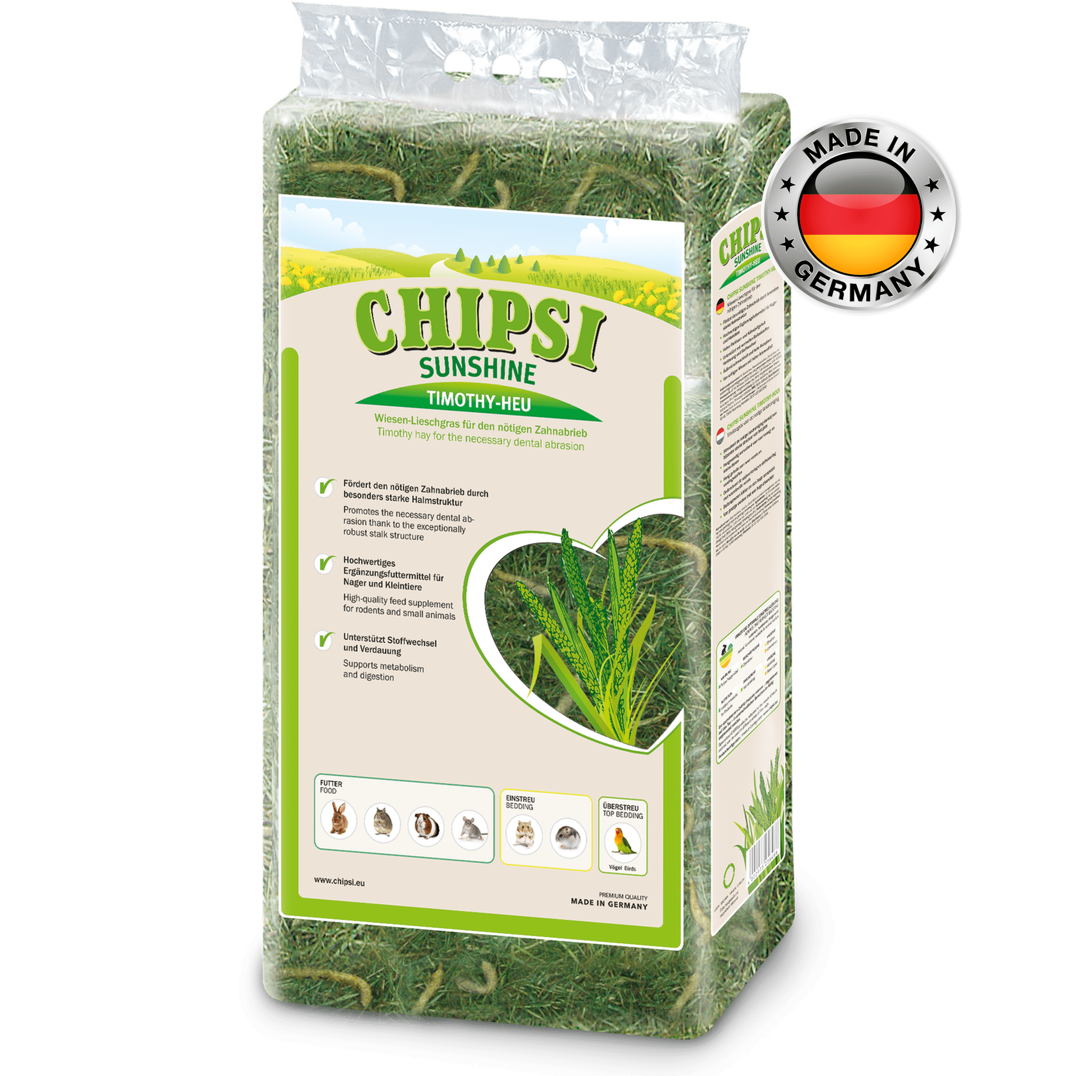 JRS-CHIPSI Sunshine Timothy Hay 800g