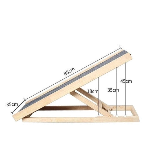 Adjustable Wooden Pet Ramp
