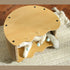 Eggshell Corrugated Cat Nest (White)
