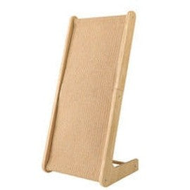 Solid Wood Sisal L-Shaped Cat Scratch Board